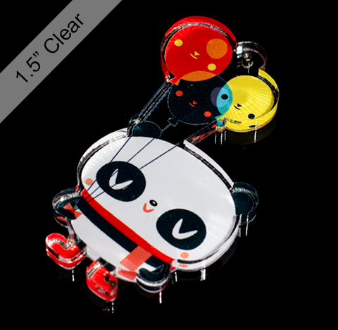 1.5″ Clear Acrylic