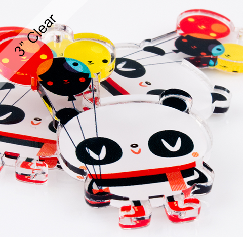 2.5″ Clear Acrylic